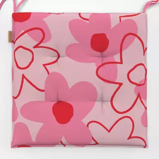 Sitzkissen Spring Flower Pattern