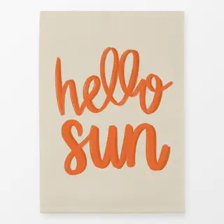 Geschirrtücher hello sun orange