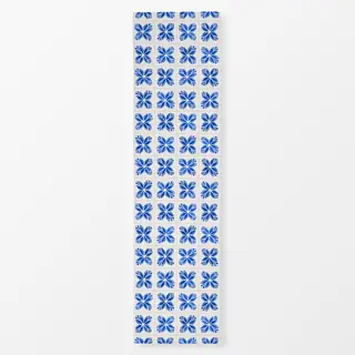 Tischläufer Azulejo Pattern 7 blau