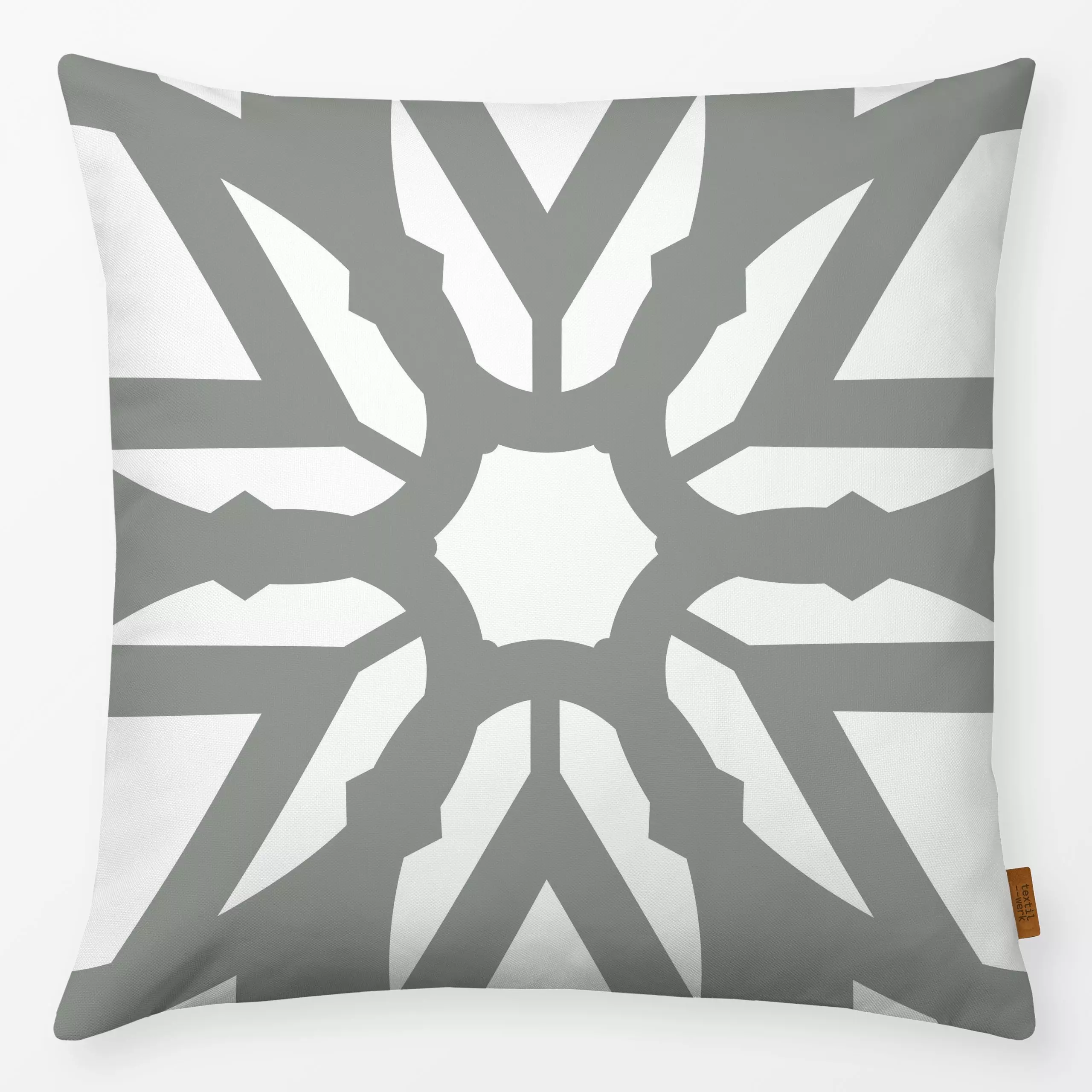 Kissen Stern grafisch - Weihnachten - von „Heyduda"; Muster, skandinavisch, Hygge, Weihnachten, modern, grafisch, Winter, St...