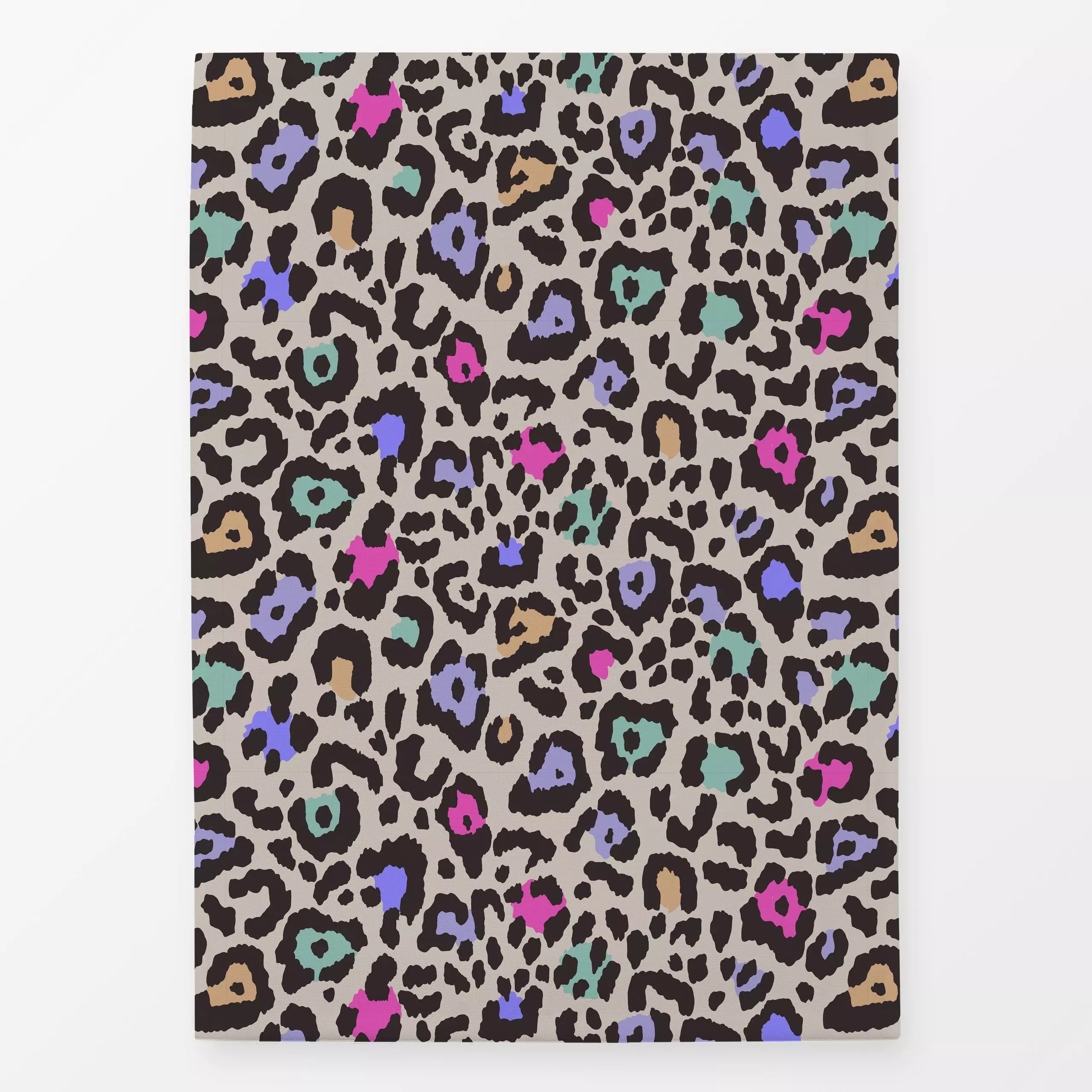 Geschirrtücher Leopard Muster bunt - Sommer, Tiere, Symbole & Muster - von „Studio Kesse"