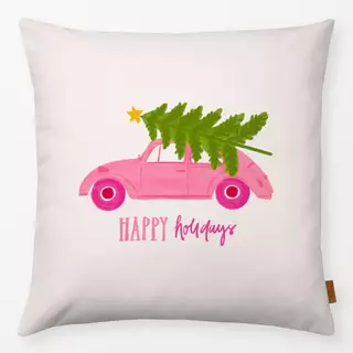 Kissen Happy Holidays Auto