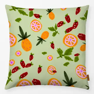 Kissen Cocktail Früchte Maigrün