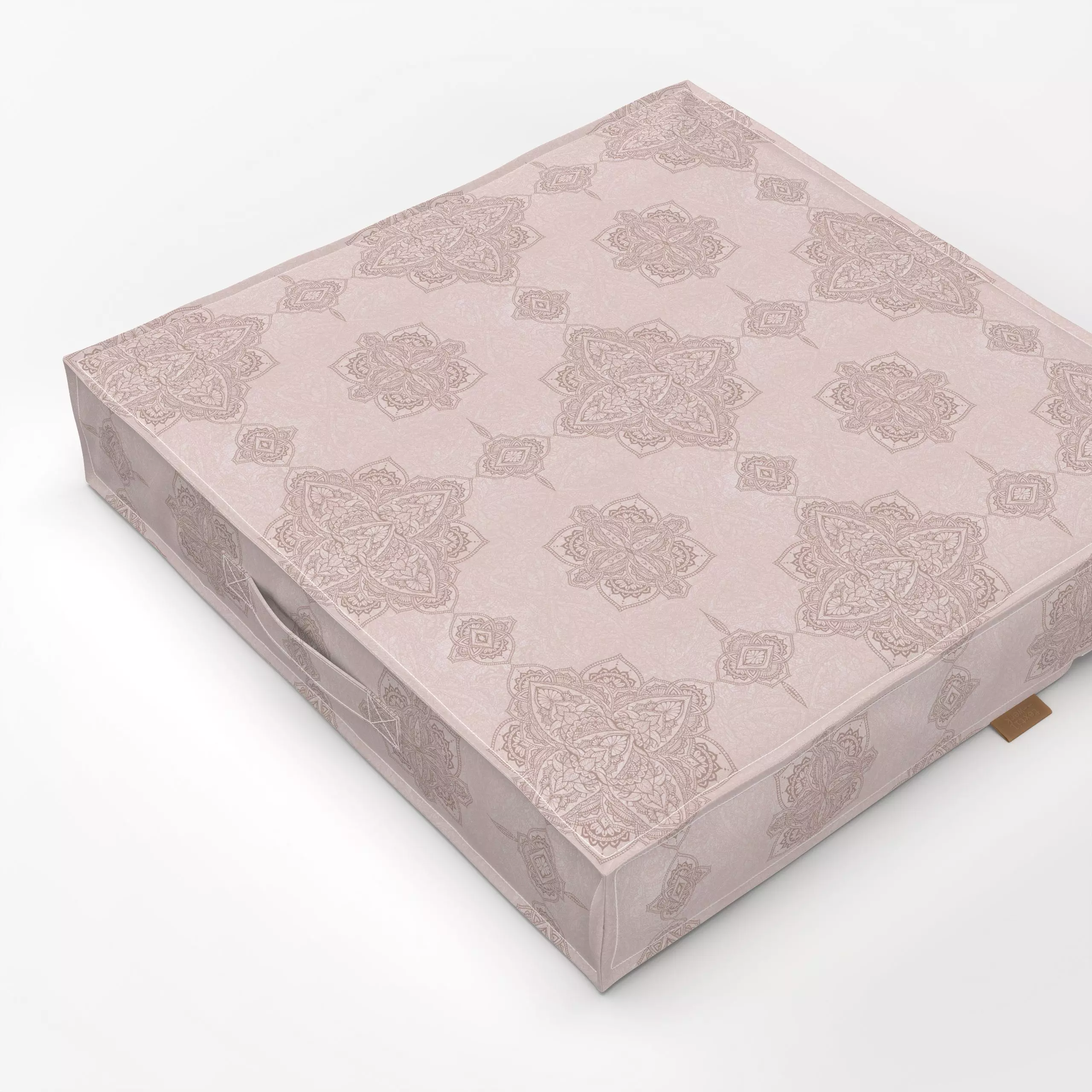 Bodenkissen Rosa boho Marrakesh Fliese 2 - Liebe, Romantik & Pride, Symbole & Muster - von „Bloomery Decor"; marrakesch, boh...