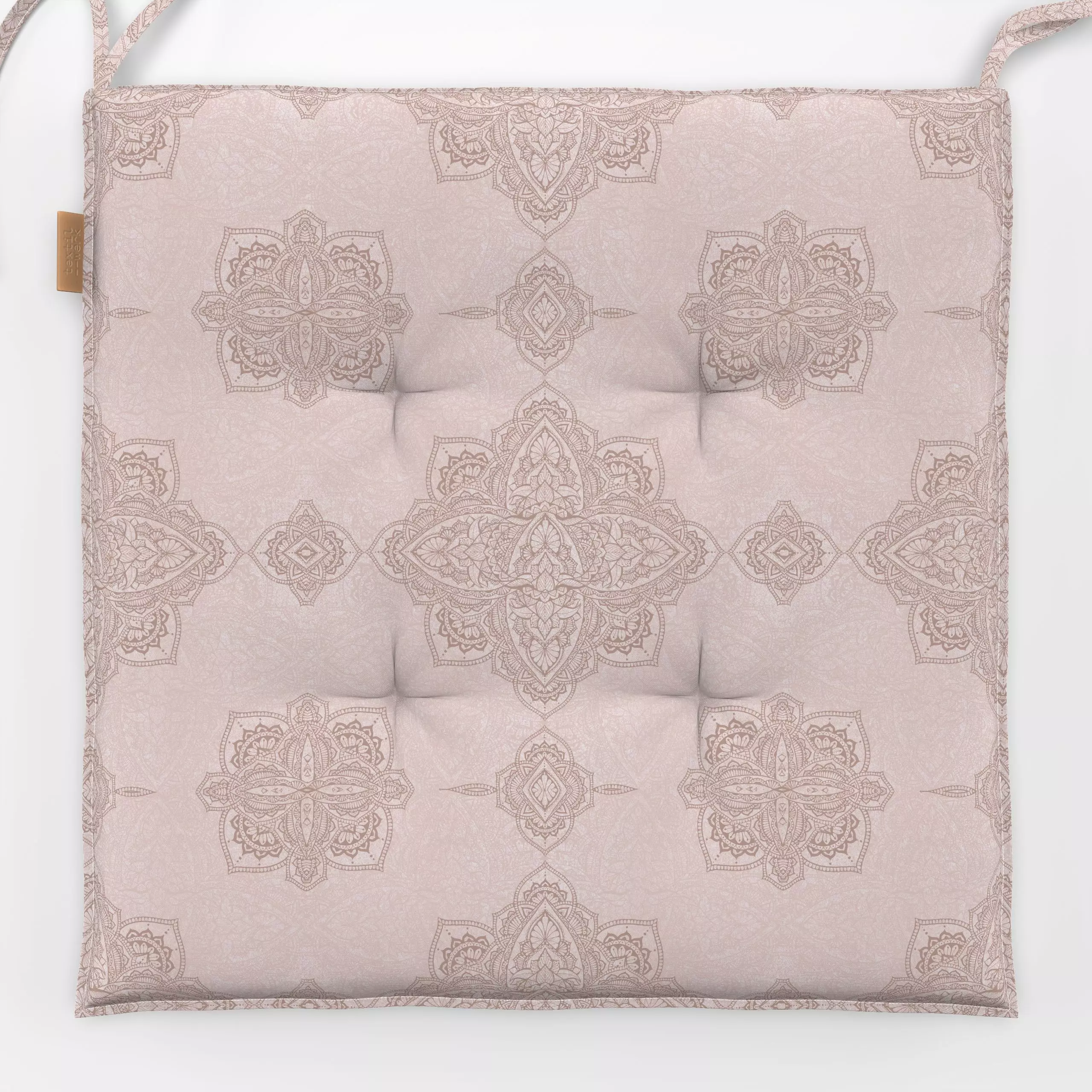 Sitzkissen Rosa boho Marrakesh Fliese 2 - Liebe, Romantik & Pride, Symbole & Muster - von „Bloomery Decor"; marrakesch, boho...