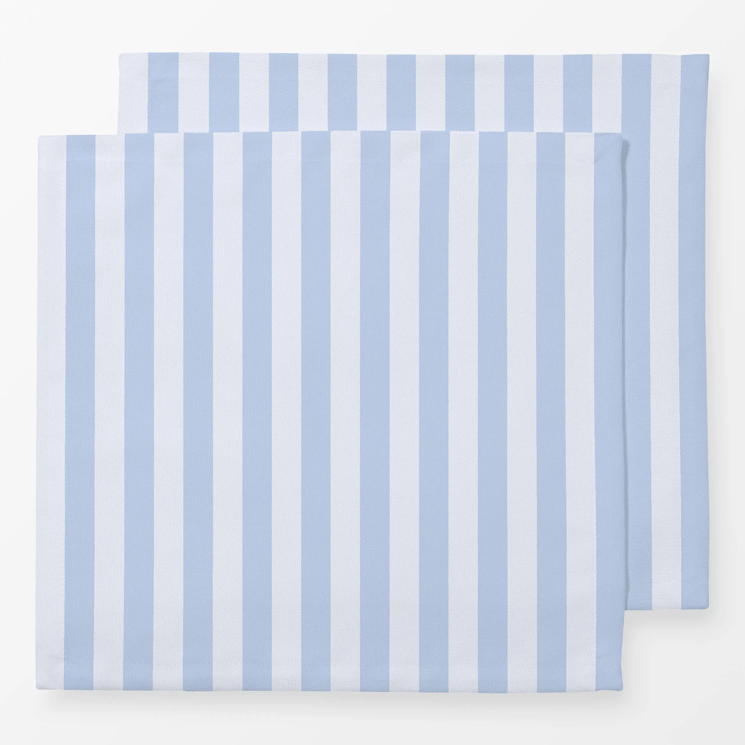 Servietten Cabana Streifen Pastell blau - Frühling, Symbole & Muster - von „Carolin Vonhoff"; Streifen, modern, minimalistis...