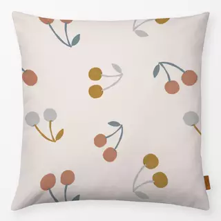 Kissen Pastell Kirschen Muster