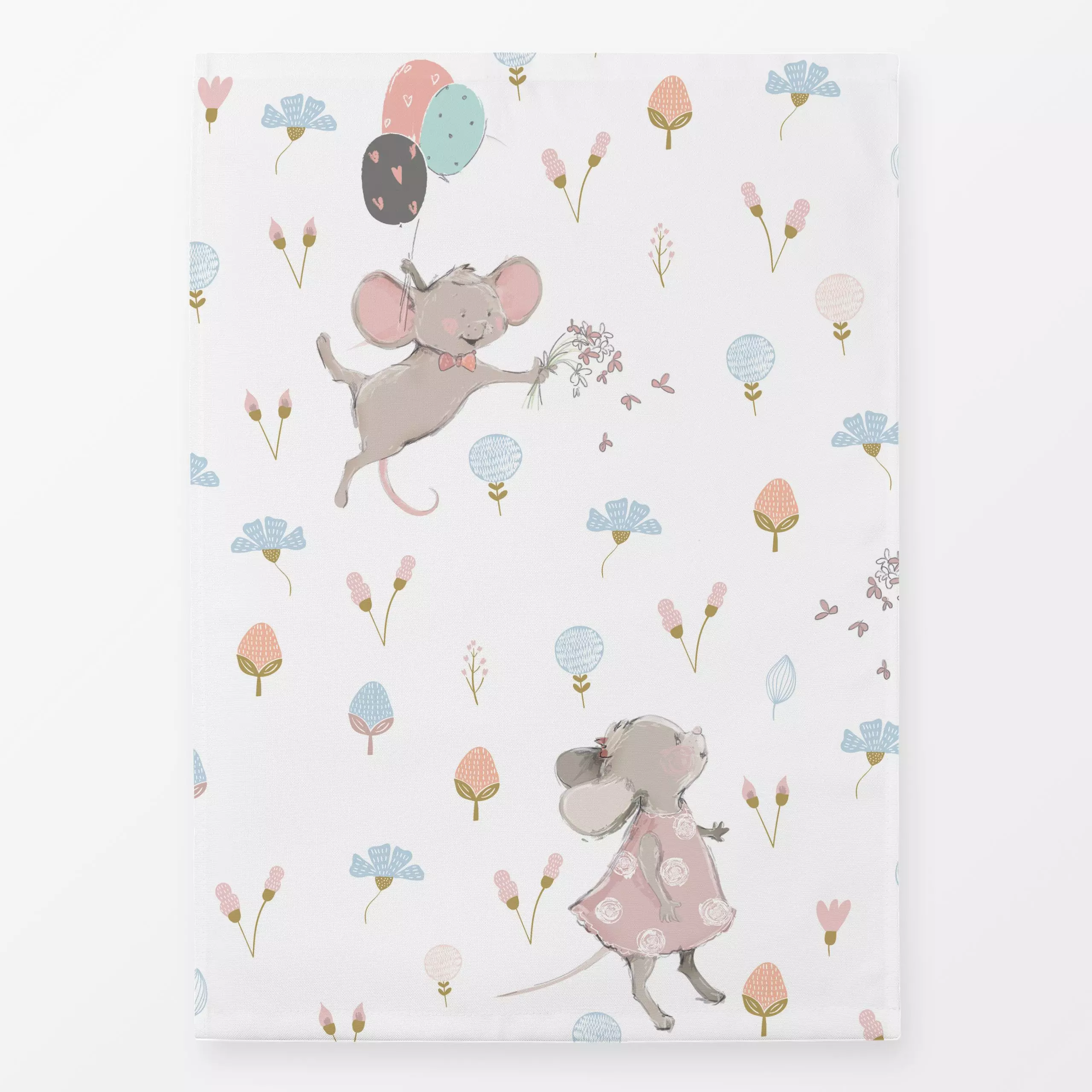 Geschirrtücher So ein Mäuseleben - Kinderzimmer & Motive für Kinder, Tiere - von „Uta Naumann"; boho, Muster, Blumen, Tiere,...