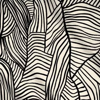 Meterware Bold Beige Leaf