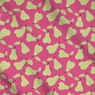 Meterware Birnen Pink