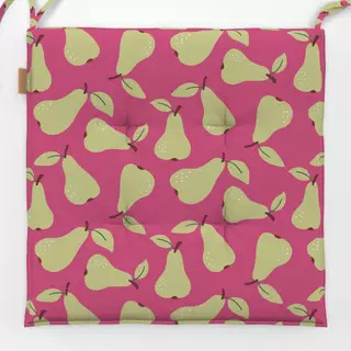 Sitzkissen Birnen Pink