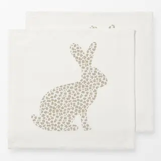 Servietten Leoprint Hase 1