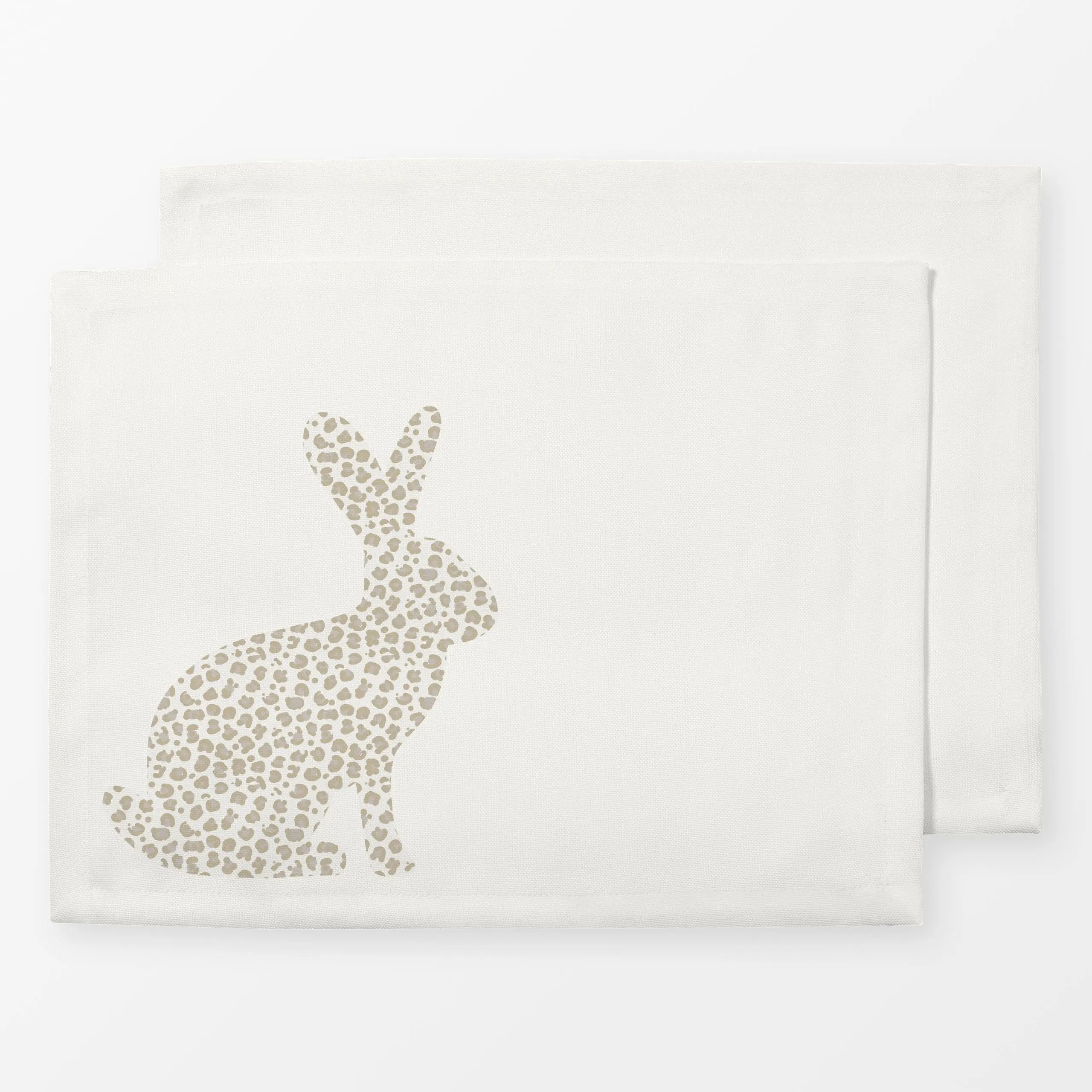 Tischset Leoprint Hase 1, Tiere, gemustert, Ostern, von Julia Reyelt
