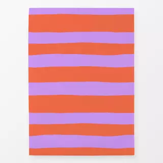 Geschirrtücher Bold Stripe orange flieder