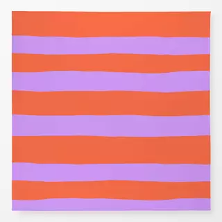 Tischdecke Bold Stripe orange flieder