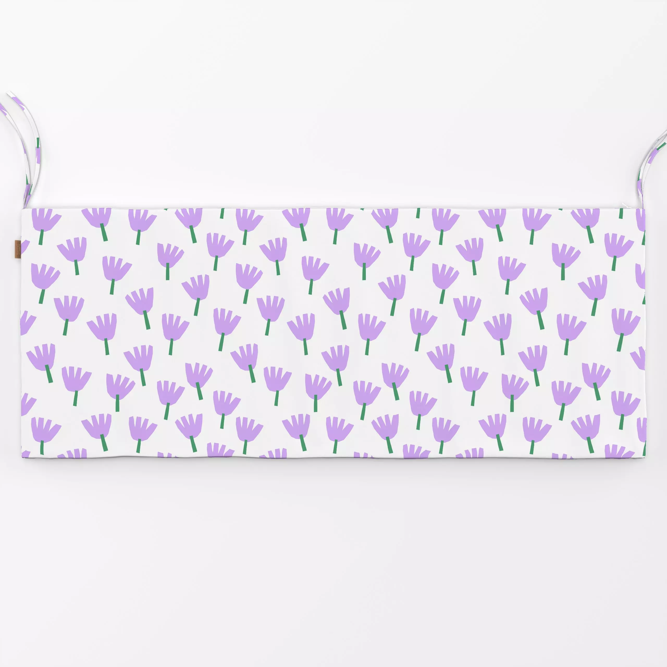 Bankauflage Schnittblumen Flieder - Blumen & Florales, Frühling, Symbole & Muster - von „Lisa Jasmin Bauer"; Muster, Blumen,...