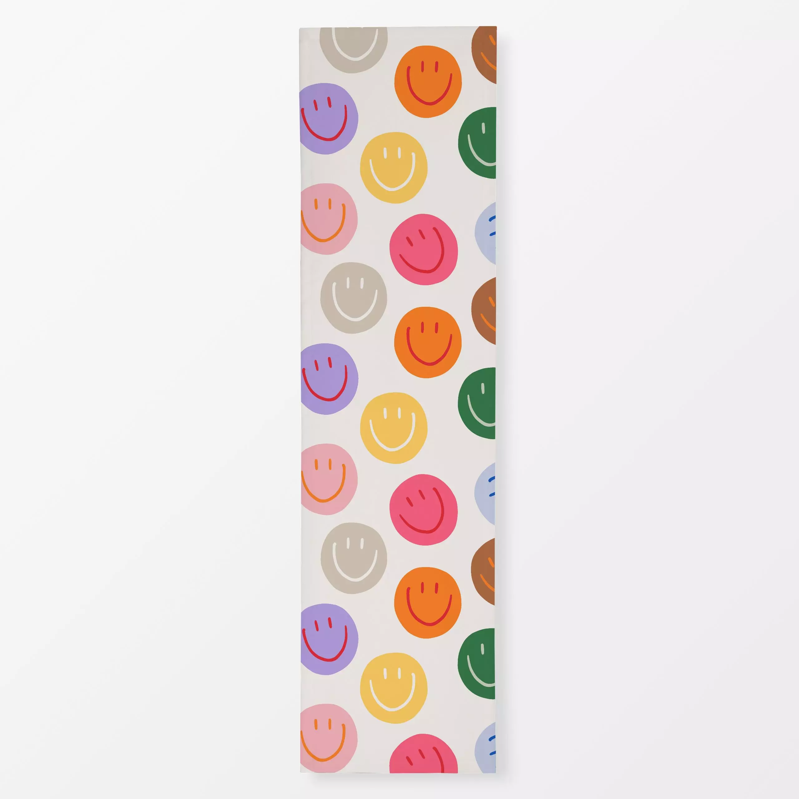 Tischläufer Smile Allover buntSmiley, Sommer, von Kruth Design