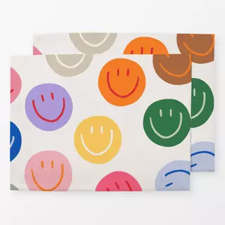 Tischset Smile Allover bunt
