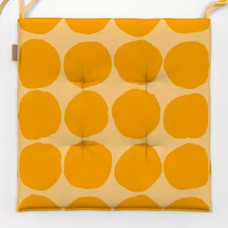 Sitzkissen Orange Dots