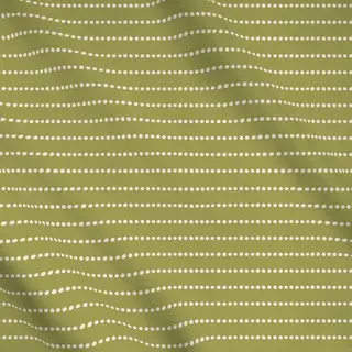 Meterware Muster Punkte grün