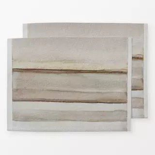 Tischset Abstract Shades of beige