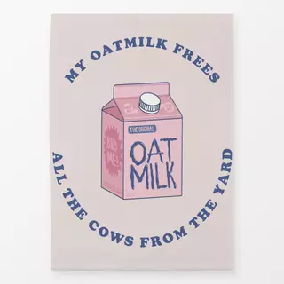 Geschirrtücher My Oatmilk Frees All The Cows