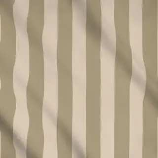 Meterware Streifen beige