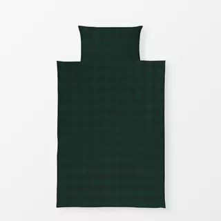 Bettwäsche Gingham Classic Grün Schwarz