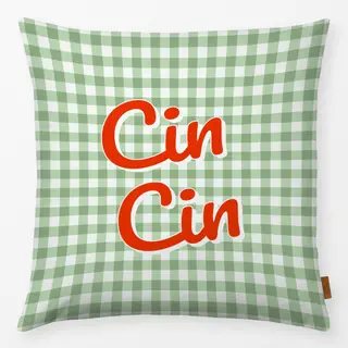 Kissen Cin Cin grün
