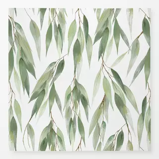 Tischdecke Eucalyptus Watercolor Muster