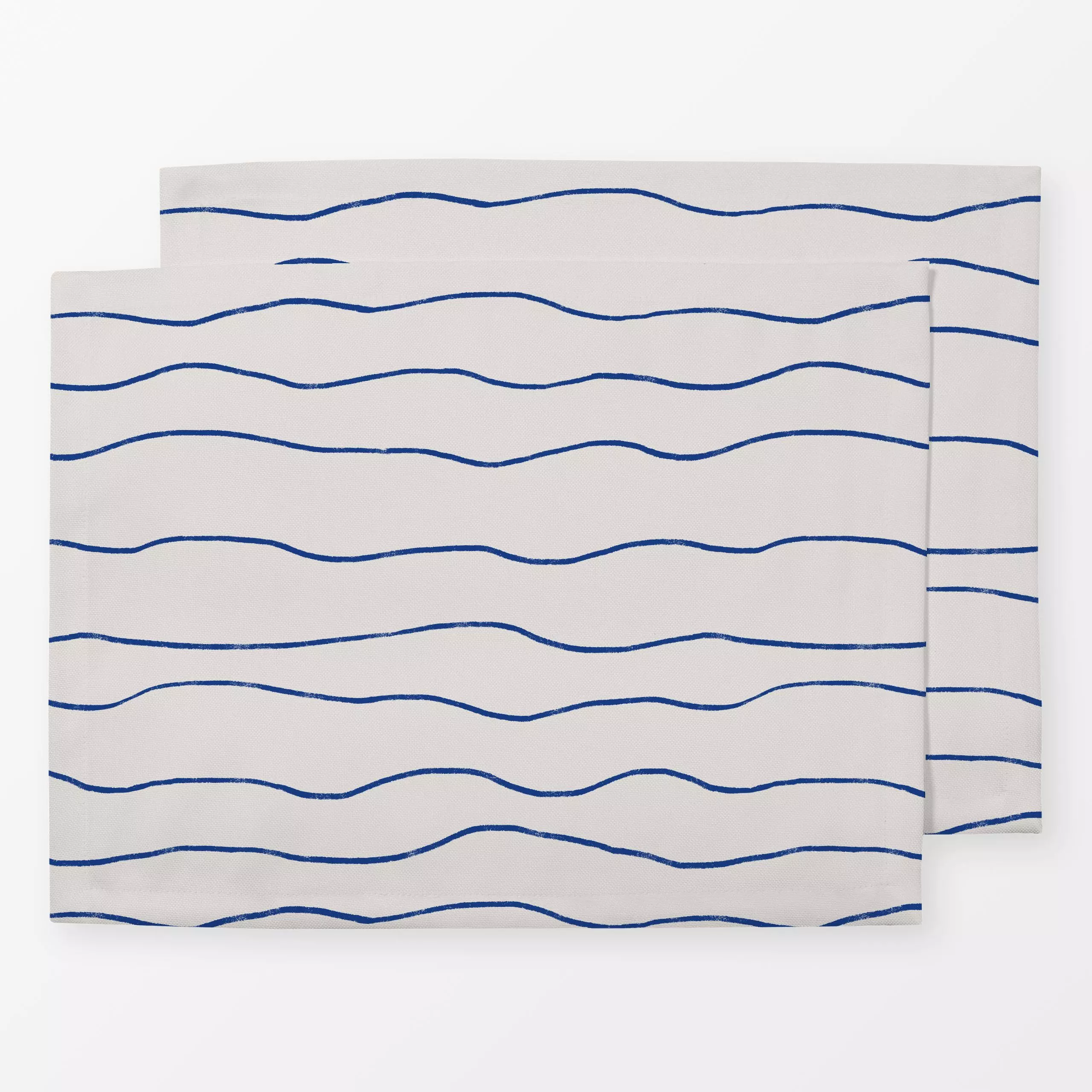 Tischset Wasser Blau, gemustert, Sommer, von textilwerk x hejmelig