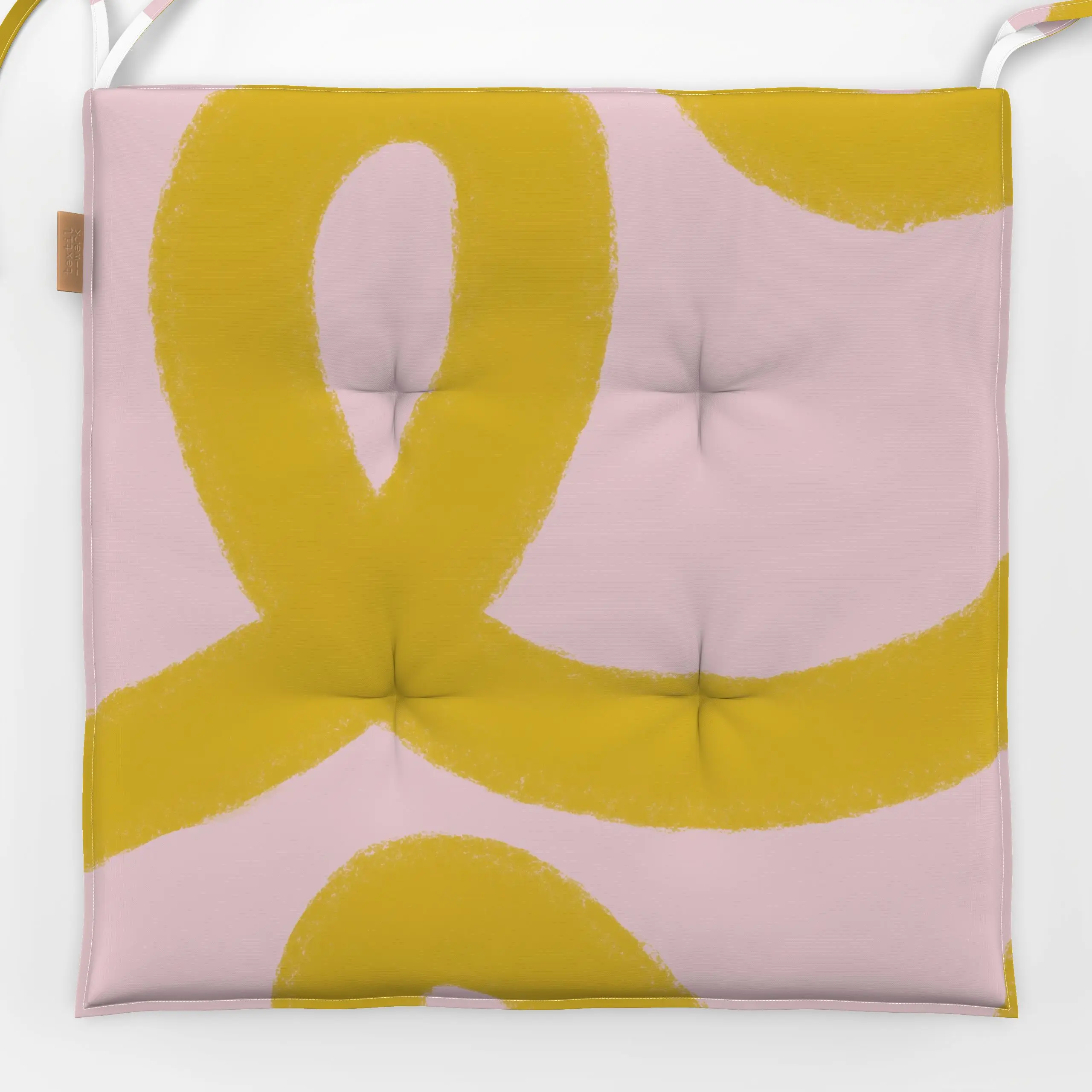 Sitzkissen Organische Linien - Frühling, Herbst, Symbole & Muster - von „lena marie design"; Muster, linie, Pinselstrich, St...