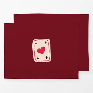 Tischset Love Card