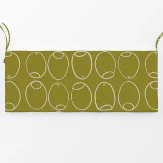 Bankauflage Green Olives Outline