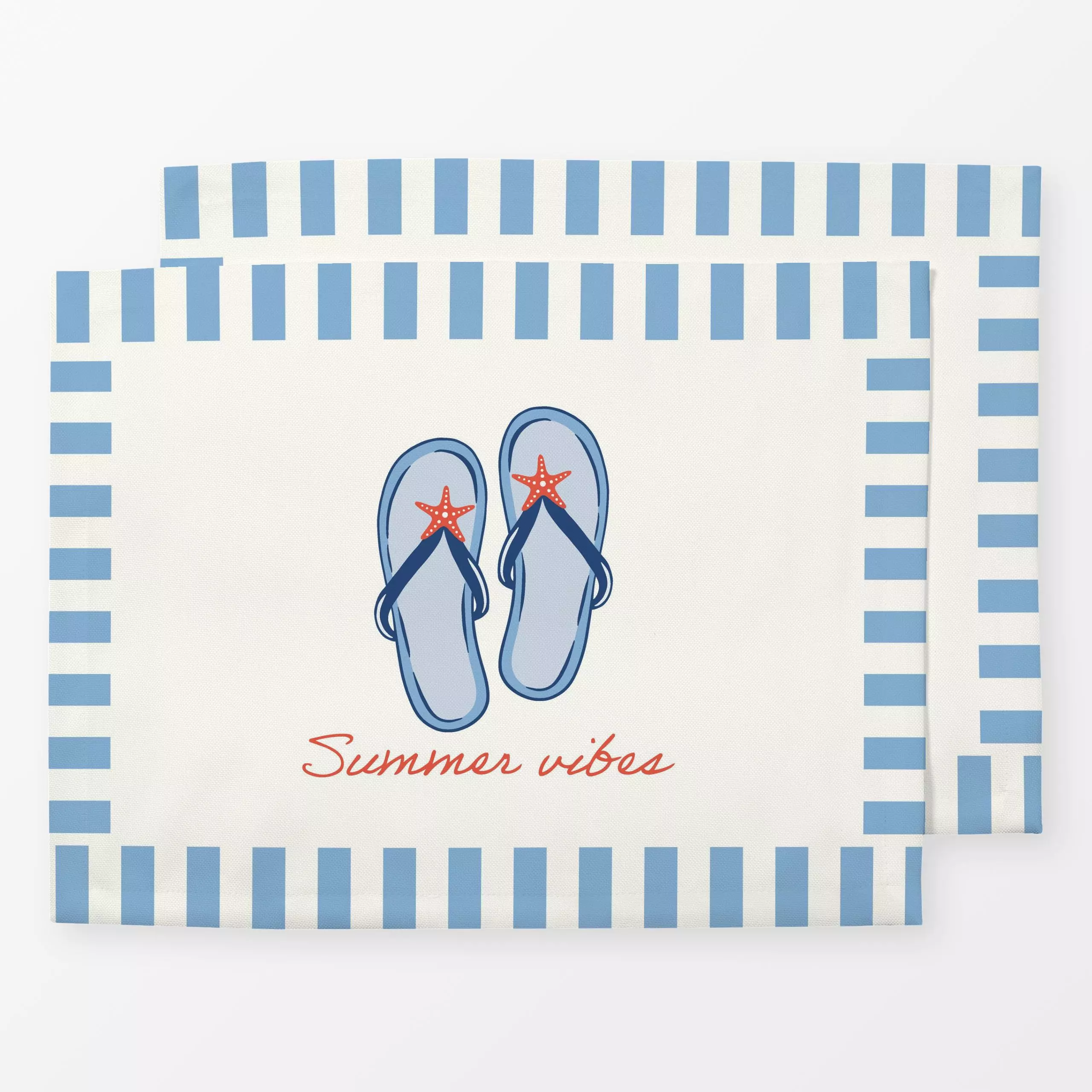 Tischset summer vibes, Spruch, Sommer, von Vivian Hasenclever