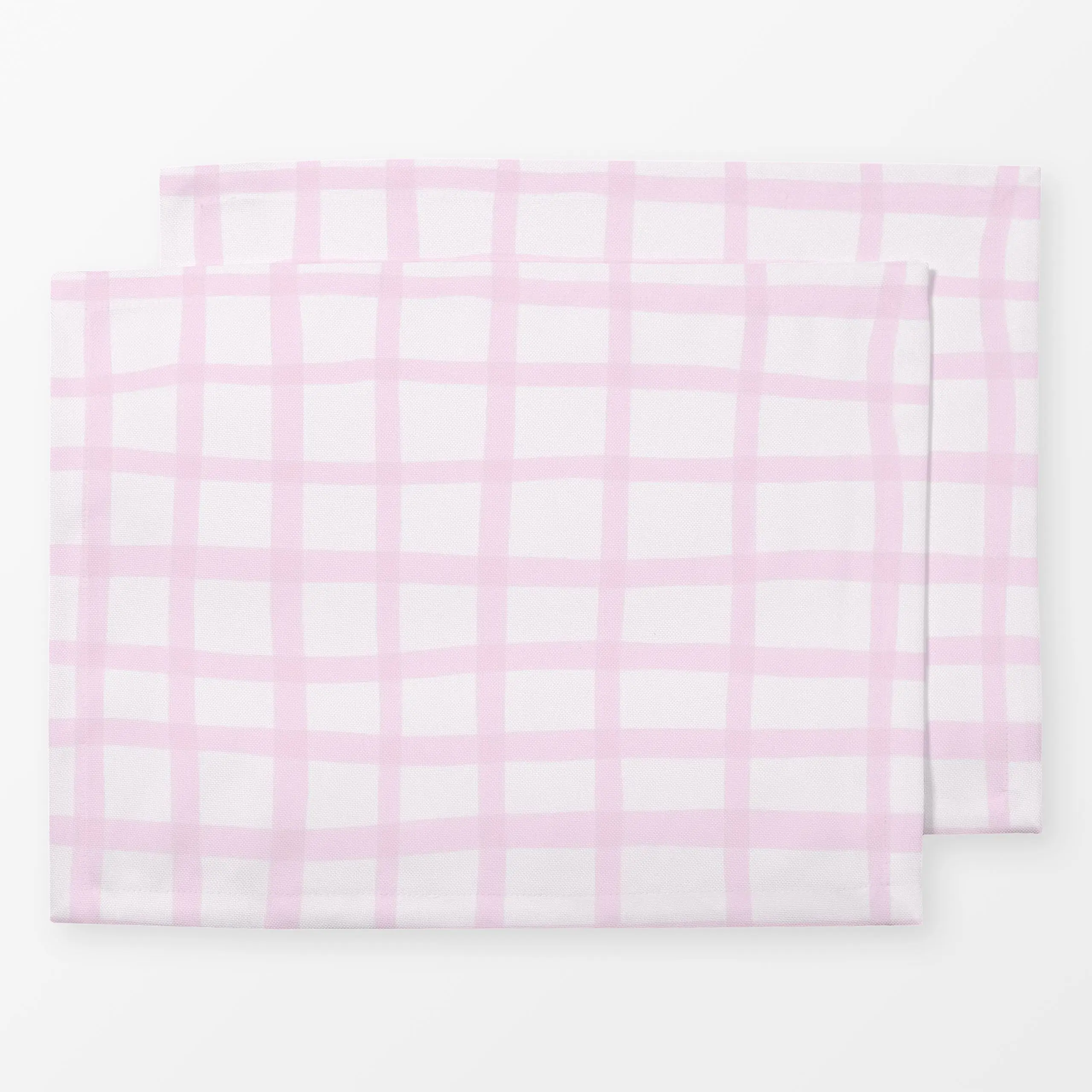 Tischset Rosa Karo - Lucky Me, gemustert, Ostern, von Monika Strigel
