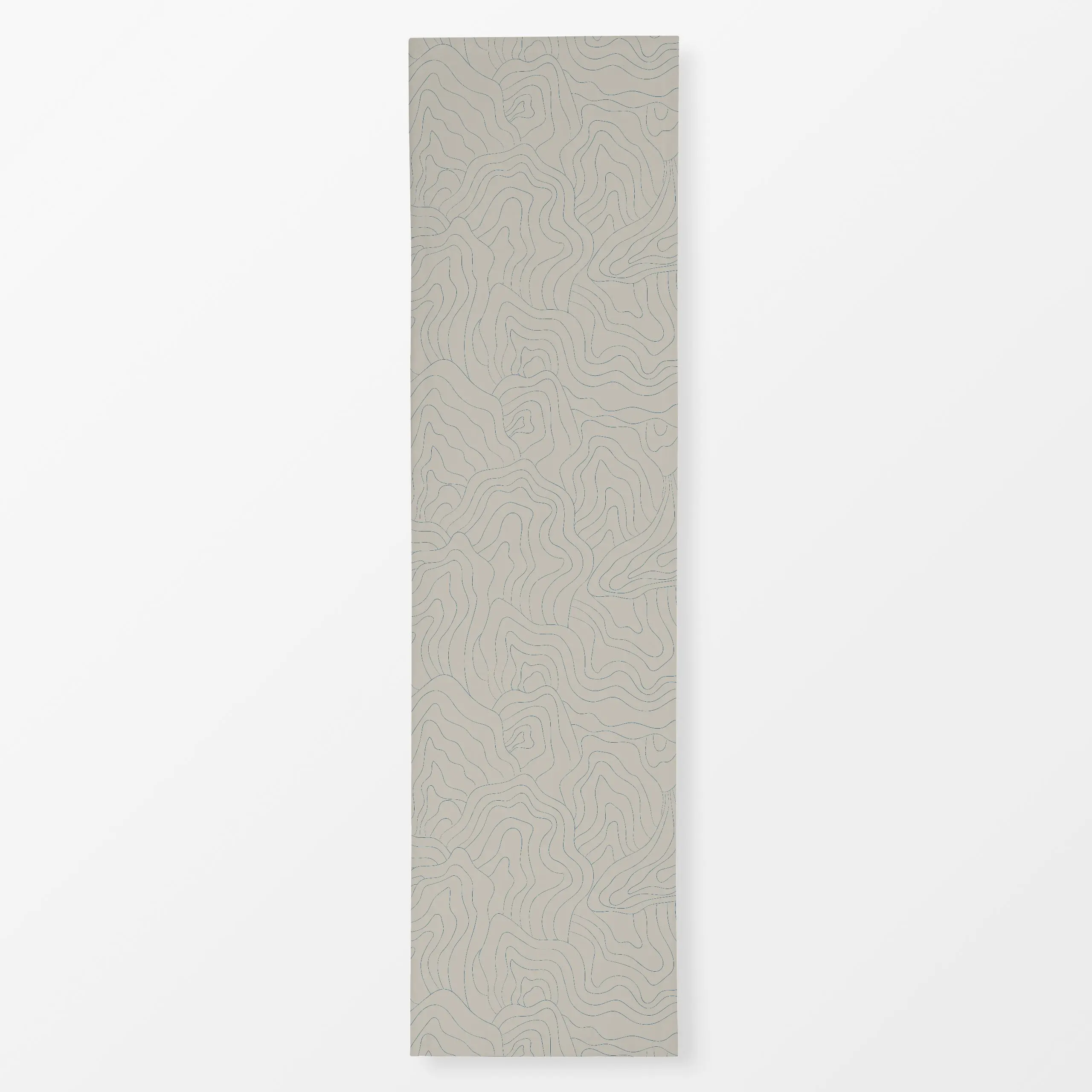 Tischläufer Sea Forms Beige - Sommer, Symbole & Muster - von „Jana Driver"; Muster, Strand, beige, Sommer, blau, pattern, or...