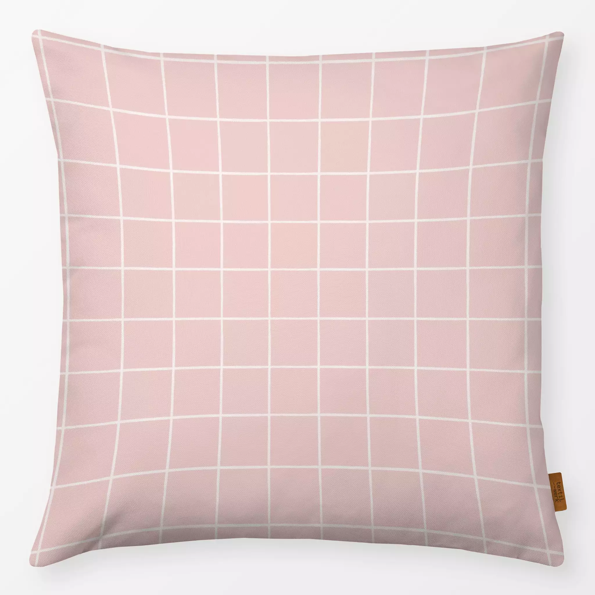 Kissen Kissen Thin Checks Rosé