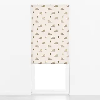 Raffrollo Christmas Cars beige