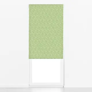 Raffrollo Bloom Blumen Beige Grün