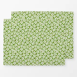 Tischset Bloom Blumen Beige Grün