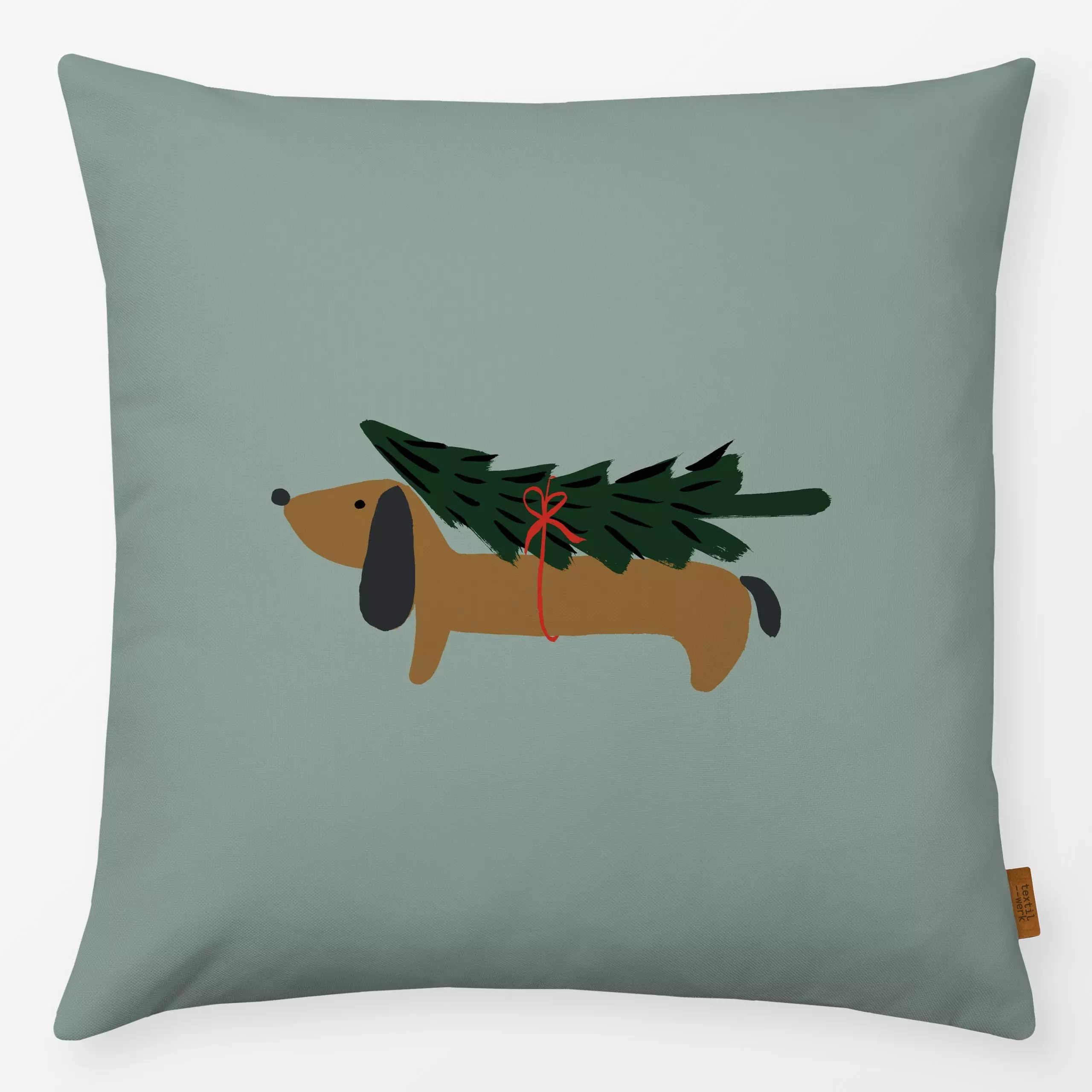Kissen Salbeigrün - Kinderzimmer & Motive für Kinder, Tiere, Weihnachten - von „Julia Schumacher"; geschenkidee, Haustiere, ...