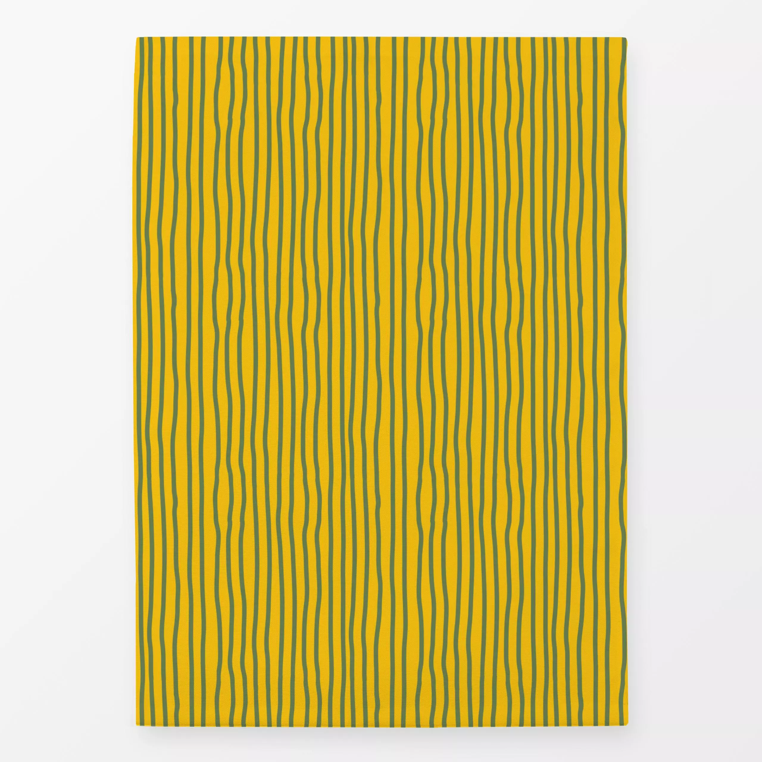 Geschirrtücher Aloha Stripes Vertical yellow - Sommer, Symbole & Muster - von „Andrea Haase"; Linien, Streifen, gelb, blue, ...