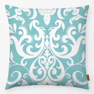 Kissen Fleur De Lis Damask Script II