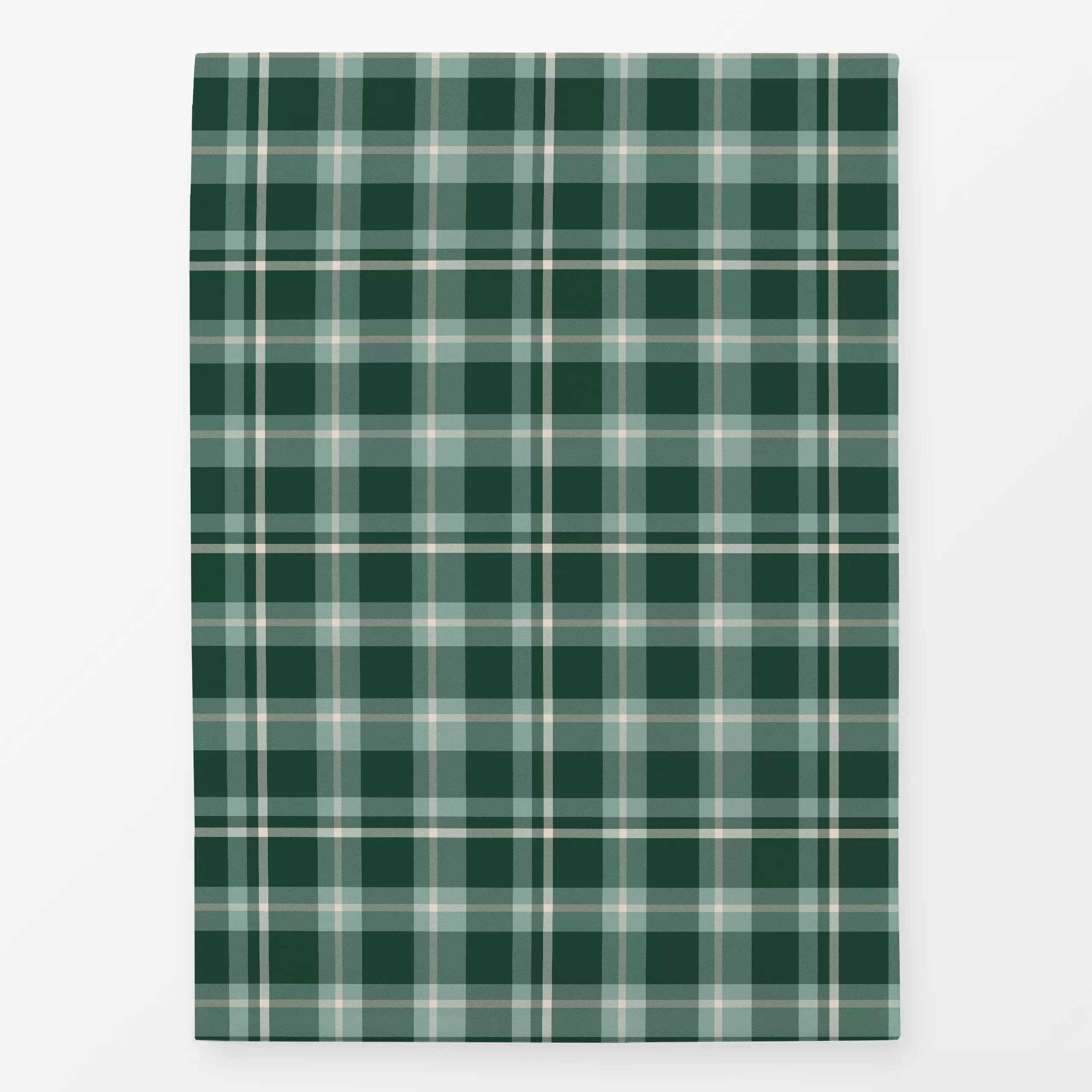 Geschirrtücher Plaid Waldgrün - Herbst, Symbole & Muster - von „Mareen Heinz"