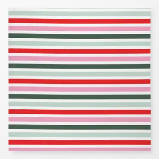 Tischdecke X-Mas Streifen Grün & Pink