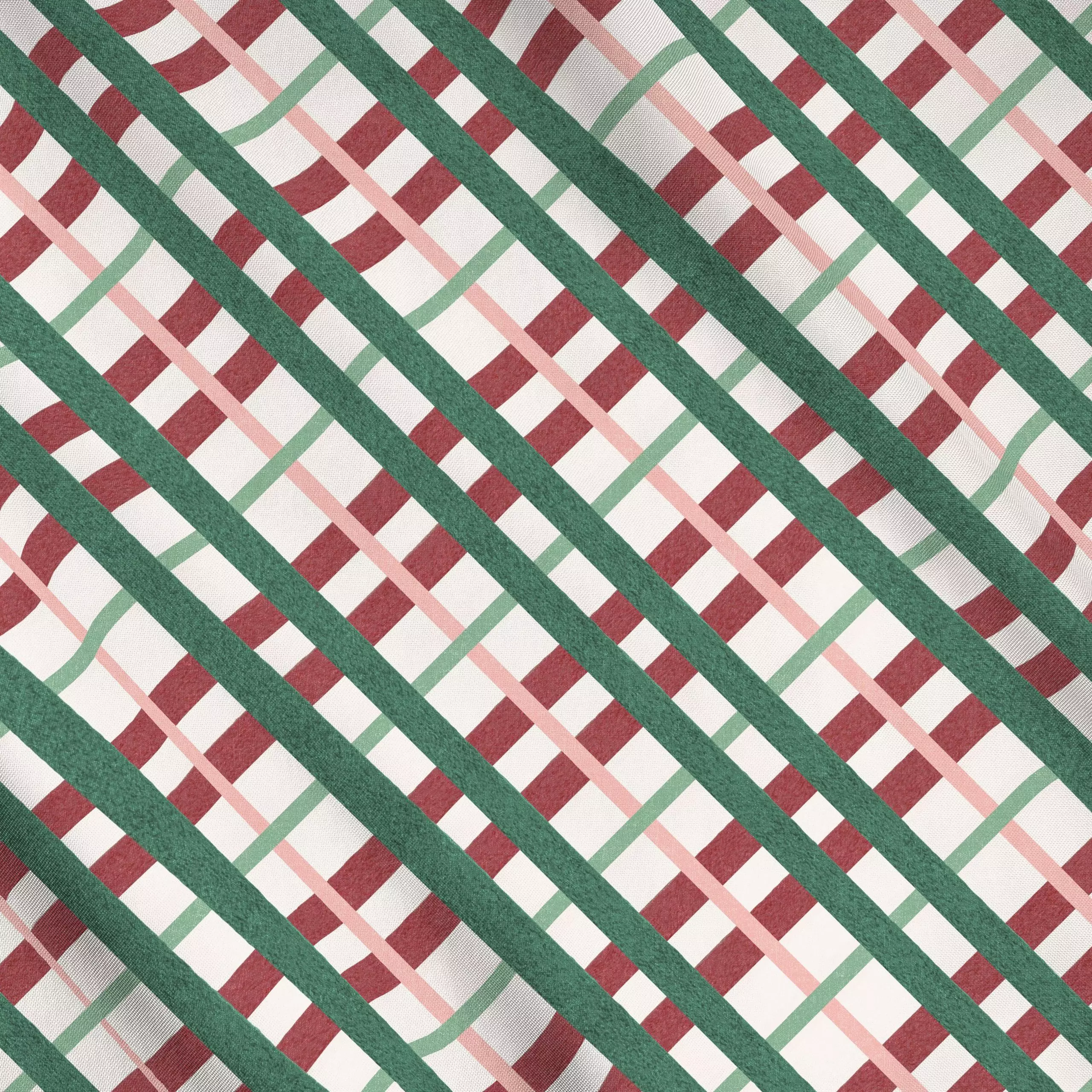 Meterware Scandi Kariert und Streifen - Kinderzimmer & Motive für Kinder, Weihnachten, Symbole & Muster - von „Bloomery Deco...