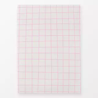 Geschirrtücher Hand Drawn Grid Rosa