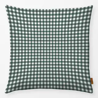 Kissen Gingham Grün