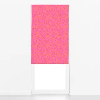 Raffrollo Leomuster orange pink